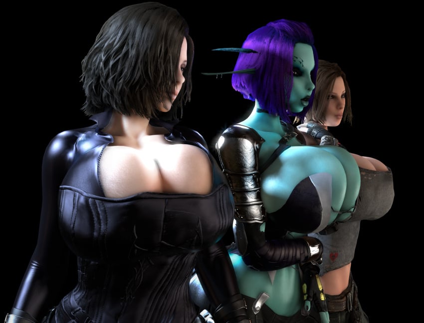 3d 3d_(artwork) 3girls alternate_breast_size ass asymmetrical_hair big_ass big_breasts black_body black_hair blue-skinned_female blue_body blue_skin bodysuit bottom_heavy breasts brown_eyes brown_hair bulletstorm bust busty chest cleavage corset crossover curvaceous curvy curvy_figure electronic_arts epic_games female female_focus female_only fingerless_gloves garry's_mod gloves hair_over_one_eye heterochromia hips hourglass_figure huge_ass huge_breasts human humanoid large_ass large_breasts legs light-skinned_female light_skin long_ears long_pointy_ears looking_at_viewer mature mature_female midriff multiple_females multiple_girls people_can_fly pointy_ears purple_hair selene_(underworld) slim_waist soria thick thick_hips thick_legs thick_thighs thighs top_heavy trishka_novak underworld unreal_tournament vaako vampire vampire_girl vampiress voluptuous voluptuous_female waist wide_hips