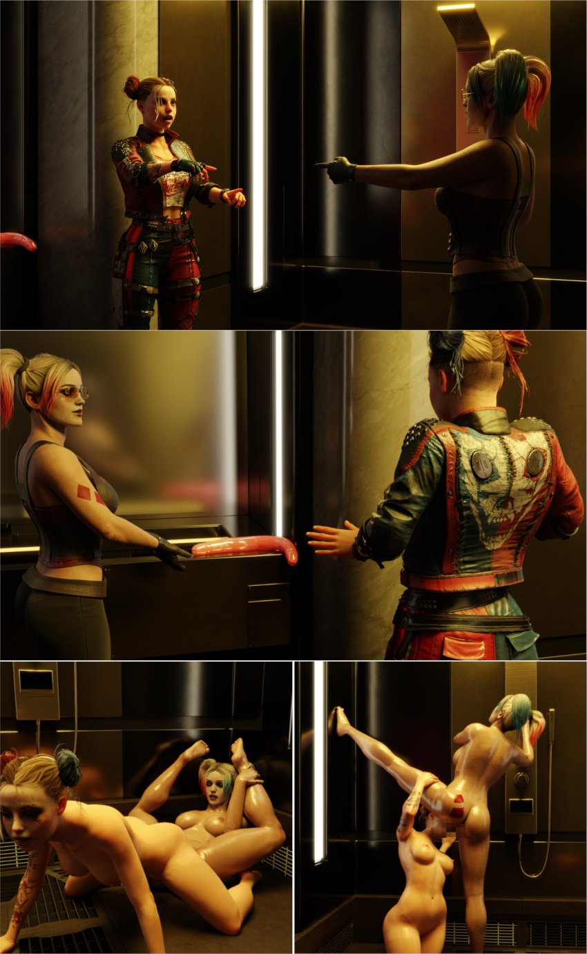 2girls 3d abs ass batman_(series) big_ass big_breasts bottom_heavy breasts bust busty chest completely_naked completely_naked_female completely_nude completely_nude_female curvaceous curvy curvy_figure dc dc_comics female female_focus harley_quinn harley_quinn_(arkham) harley_quinn_(injustice) harley_quinn_(suicide_squad_game) hips hourglass_figure huge_ass huge_breasts human injustice_2 lamdiel02 large_ass large_breasts legs light-skinned_female light_skin mature mature_female slim_waist suicide_squad suicide_squad:_kill_the_justice_league thick thick_hips thick_legs thick_thighs thighs top_heavy voluptuous waist wide_hips