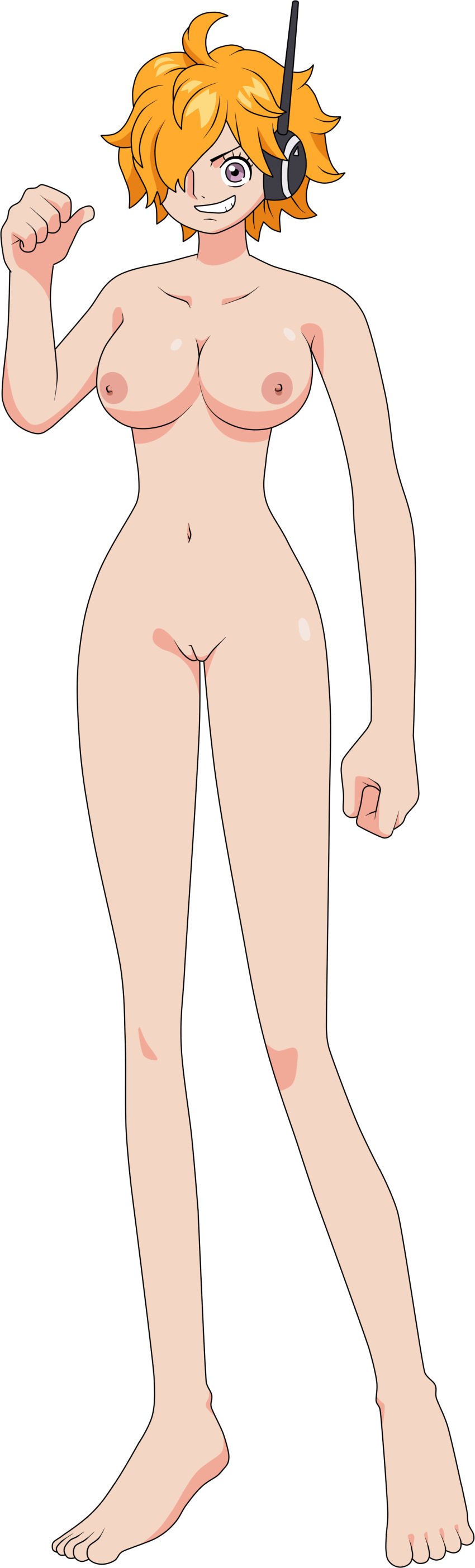 female female_only lionprideart one_piece transparent_background vegapunk vegapunk_lilith