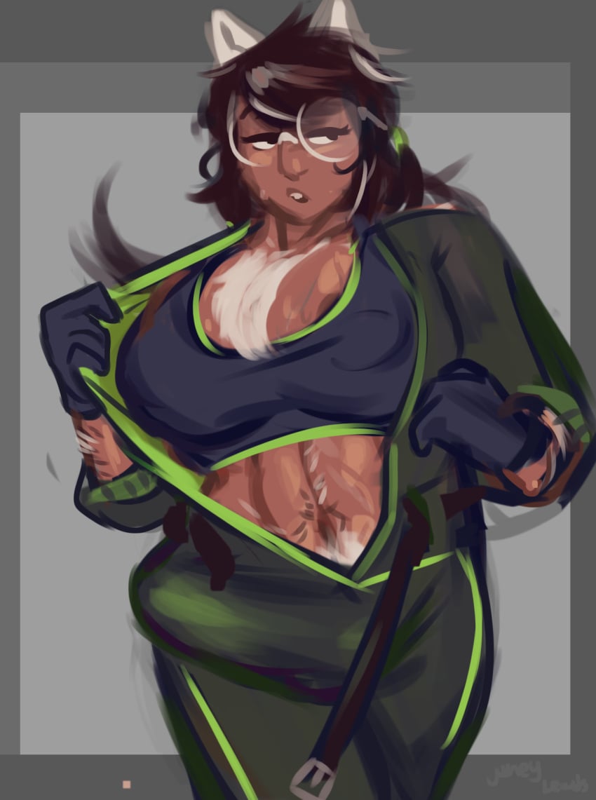 1futa 2024 abs animal_ears big_breasts bra breasts bulge chest_hair chest_tuft clothed clothing dark-skinned_futanari dark_skin dog_ears erection fully_clothed futa_only futanari glasses gloves glowing_genitalia glowing_penis happy_trail homestuck huge_cock humanoid jade_harley jumpsuit juneylewds kemonomimi ms_paint_adventures muscular_futanari penis presenting_breasts solo sports_bra standing sweat sweaty thick_thighs undressing wide_hips