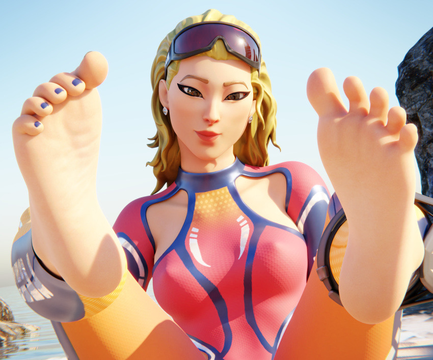 barefoot feet foot_fetish foot_focus fortnite fortnite:_battle_royale medley_(fortnite)