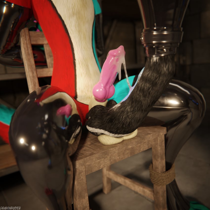 1:1 3d_(artwork) absurd_res animal_genitalia animal_penis anthro anthro_on_anthro arms_tied armwear artsybin ball_stretching ballbusting balls basement bdsm_gear bdsm_outfit big_dom_small_sub biped black_clothing black_latex blender_(artwork) blender_cycles blue_body blue_fur blue_penis bodily_fluids bondage bondage bondage_furniture bound bound_to_object canid canine canine_genitalia canine_penis canis chair chair_bondage chair_position claws close-up clothed clothing cock_and_ball_torture crush cuffs_(clothing) cum cum_drip cum_dripping_from_penis cum_on_feet cum_on_penis cumshot depth_of_field digital_media_(artwork) dominant dominant_male dragonplayer dragonplayer_(character) dripping dungeon duo ejaculation erection exposed_balls feet flat_balls foot_crush foot_fetish foot_focus foot_on_balls forced fox from_behind_position fur furniture genital_fluids genital_focus genital_torture genitals grey_body grey_fur hair hand_on_penis hands_behind_back hi_res hindpaw humiliation inside knot latex latex_armwear latex_clothing latex_legwear latex_skinsuit latex_thigh_highs legs_tied legwear male male/male mammal multicolored_body on_ground orgasm pain paws penis penis_focus pink_penis raised_leg red_body red_fur reflection restraints rexouium rope rope_bondage saggy_balls sex size_difference skinsuit slim slim_anthro slim_male slim_sub spread_legs spreading standing step_position stepping_on_balls stocks stomping stool struggling submissive submissive_male tail tan_body tan_fur thigh_highs tight_clothing torture white_body white_fur