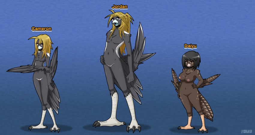 absurd_res andromorph anthro avian big_breasts bird black_hair blonde_hair breasts brown_body brown_eyes brown_feathers cameron_(maddug) corvid cuntboy daiyu_(maddug) father_(lore) father_and_child_(lore) father_and_son_(lore) feathers female femboy genitals grey_body grey_feathers group h1draw hair hi_res intersex jordan_(maddug) koel magpie_(corvid) model_sheet mother_(lore) mother_and_child_(lore) mother_and_son_(lore) multicolored_body nipples nude oscine parent_(lore) parent_and_child_(lore) parent_and_son_(lore) passerine pussy short_stack signature slim_andromorph slim_anthro son_(lore) standing tan_body tan_feathers trio two_tone_body white_body white_feathers