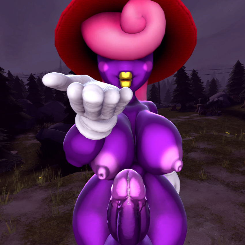 1futa 3d 3d_(artwork) big_breasts big_penis big_thighs blowing_kiss blush_stickers breasts curvy dickgirl futa_only futanari ghost ghost_girl gloves hat intersex lips long_hair mario_(series) naked nintendo nipples nude outdoors paper_mario penis pink_hair pink_nipples precum precum_drip puckered_lips purple-skinned_futanari purple_skin sfm solo source_filmmaker supaphreak swirly_hair thick thick_hips thick_thighs thighs vivian_(paper_mario) white_gloves wide_hips witch_hat yellow_lips