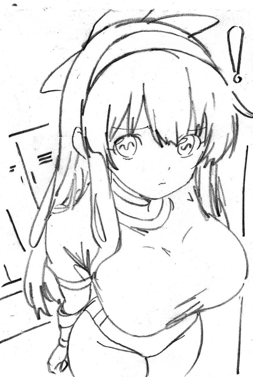 ! 1girls 2d 2d_(artwork) 2d_artwork artist_name big_breasts breasts buruma busty child_bearing_hips clenched_hand female female_only fingerless_gloves from_above gloves hair_ribbon highres king_of_fighters large_breasts locker locker_room long_hair looking_at_viewer monochrome nakoruru pose posing ribbon samurai_shodown shirt sketch snk solo sports_uniform sportswear surprised thick_thighs thighs traditional_media very_long_hair voluptuous wide_hips