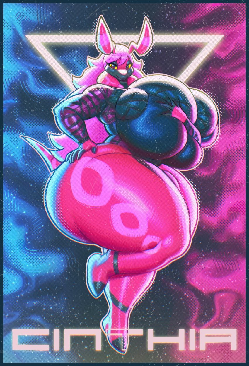 2025 anthro anthrofied ass big_breasts big_bulge big_butt breast_grab breasts bulge digital_media_(artwork) eyelashes generation_5_pokemon gynomorph hand_on_breast hi_res huge_breasts huge_butt huge_thighs hyper hyper_breasts hyper_butt hyper_thighs intersex looking_at_viewer muscular muscular_gynomorph muscular_intersex nintendo patacon pink_body pokemon pokemon_(species) scolipede thick_thighs yellow_sclera