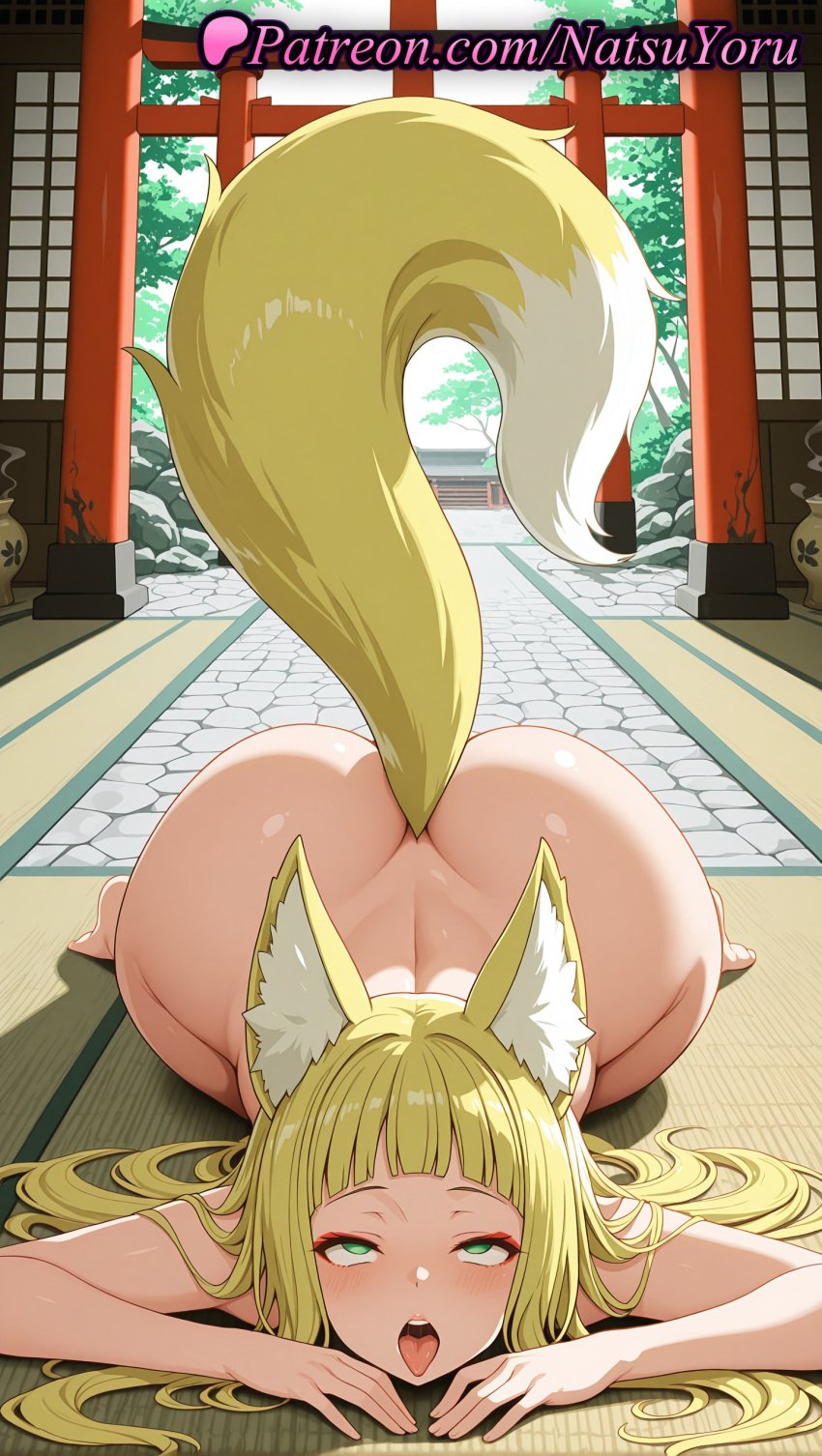 1girls 2025 ahe_gao ai ai_assisted ai_generated all_fours animal_ear_fluff animal_ears anime anime_style ass bangs barefoot big_ass blonde_hair blunt_bangs blush breasts bust busty completely_nude dogeza dungeon_ni_deai_wo_motomeru_no_wa_machigatteiru_darou_ka eyeliner female female_focus female_only fox_ears fox_girl fox_tail green_eyes haruhime hentai hi_res high_quality high_resolution highres huge_ass juicy_butt long_hair looking_at_viewer makeup natsuyoru nude nude_female on_floor open_mouth oshiri patreon rolling_eyes saliva sanjouno_haruhime solo solo_female stable_diffusion tail tatami thick_thighs tongue tongue_out top-down_bottom-up torii voluptuous voluptuous_female wide_hips