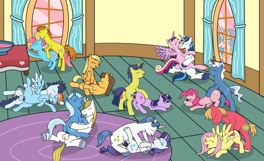 applejack_(mlp) being_watched big_macintosh_(mlp) big_penis caramel_(mlp) carrot_cake_(mlp) closed_eyes comet_tail_(mlp) cum cum_inside cup_cake_(mlp) cutie_mark doggy_style equine fancypants_(mlp) female fluttershy_(mlp) friendship_is_magic from_behind group_sex hooves horn horse insertion male mane_six_(mlp) my_little_pony orgy pegasus penetration penis pinkie_pie_(mlp) pokey_pierce_(mlp) pony prince_blueblood_(mlp) princess_cadance_(mlp) princess_celestia_(mlp) rainbow_dash_(mlp) rarity_(mlp) sex shining_armor_(mlp) smooth_skin soarin_(mlp) straight tongue trixie_(mlp) trixie_lulamoon twilight_sparkle_(mlp) unicorn vaginal_penetration wings wonderbolts_(mlp)