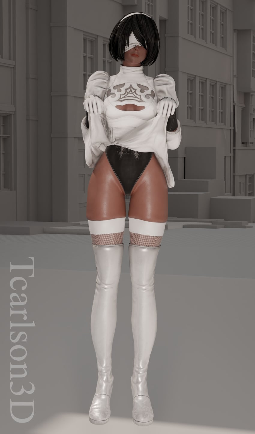Yorha 2b (Nier) Rule 34 Image