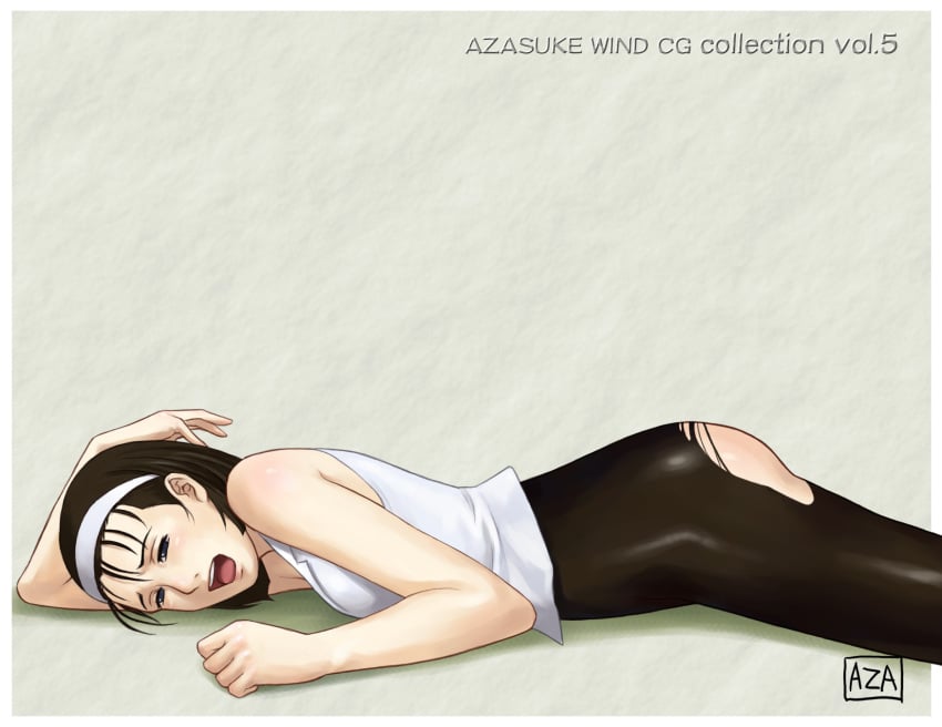 azasuke female female_only headband highres jun_kazama kazama_jun solo_female tekken torn_clothes