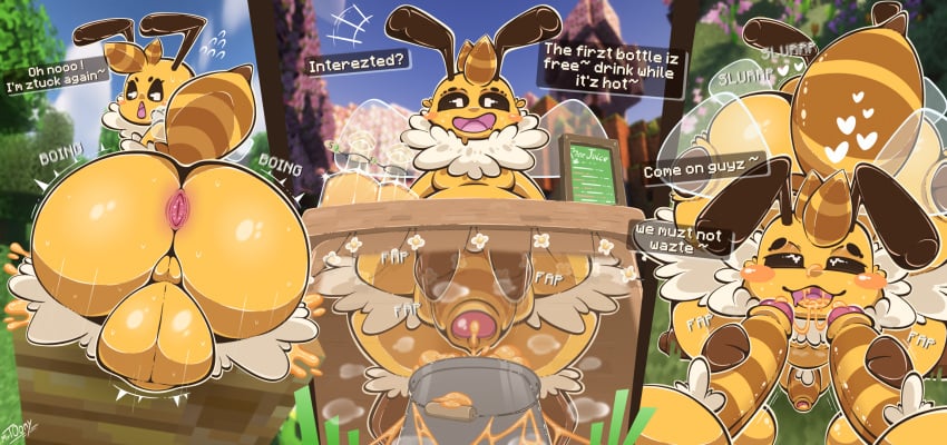 Bee (Minecraft) Rule 34 Image