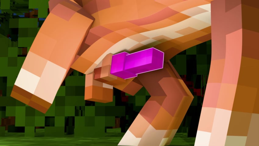 Wolf (Minecraft) Rule 34 Image