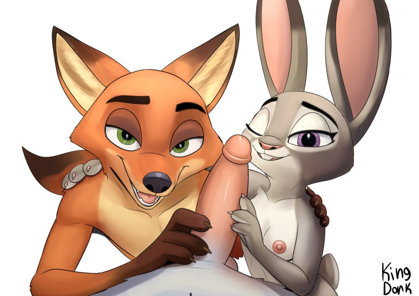 absurd_res anthro anthro_on_anthro bisexual bisexual_male black_nose both_sexes_in_same_situation breasts canid canine collaborative collaborative_handjob collaborative_sex disney erection female fox fur genitals grey_body grey_fur group handjob hi_res humanoid_genitalia humanoid_penis judy_hopps kingdorkster lagomorph leporid male male/female male/male mammal nick_wilde nipples nude nude_anthro nude_female nude_male pawbert_lynxley penile penis pink_nose rabbit red_body red_fur sex smile trio zootopia