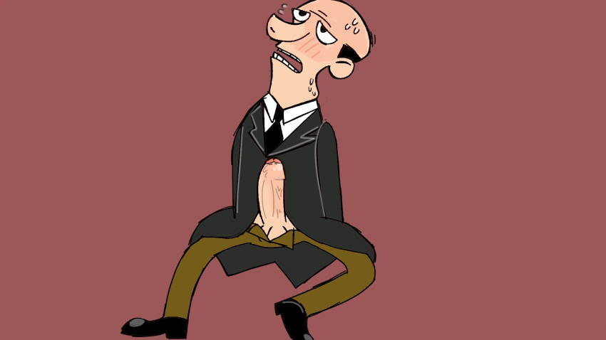 butler butler_uniform catscratch hovis nickelodeon penis penis_out solo tagme tagme_(artist)