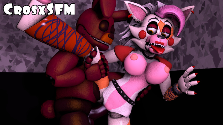 1boy 1boy1girl 1girls ahe_gao ahegao ahegao_face blue_eyes bunny_boy crosxsfm five_nights_at_freddy's five_nights_at_freddy's:_security_breach glamrock_mangle penis penis_in_pussy penis_inside purple_skin sex spring_bonnie spring_bonnie_(fnaf) straight vaginal_insertion vaginal_penetration vaginal_sex wolf_girl yellow_eyes