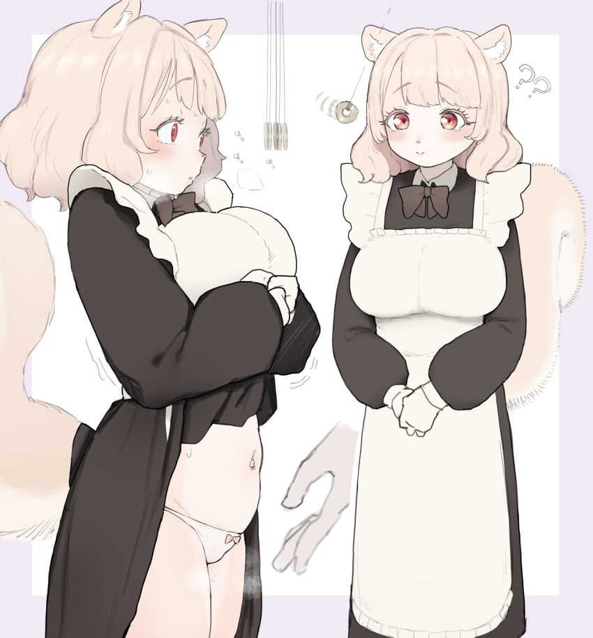 big_breasts cute_girl furry_female hypnosis presenting_panties squirrel_girl stefvanian