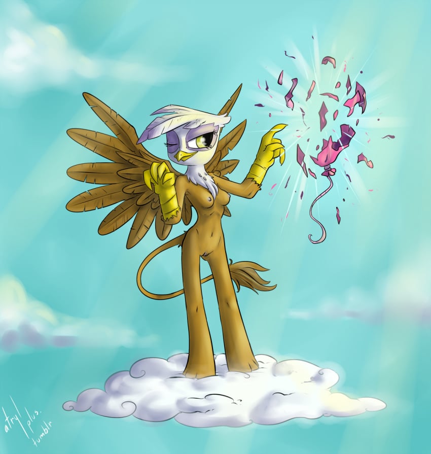 atryl avian female friendship_is_magic gilda gilda_(mlp) gryphon my_little_pony tagme