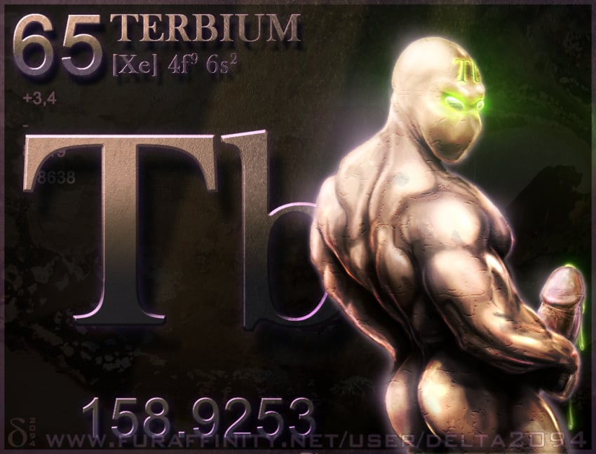 2012 buff chemical_element chemistry delta2094 male male_only metal penis personification science terbium