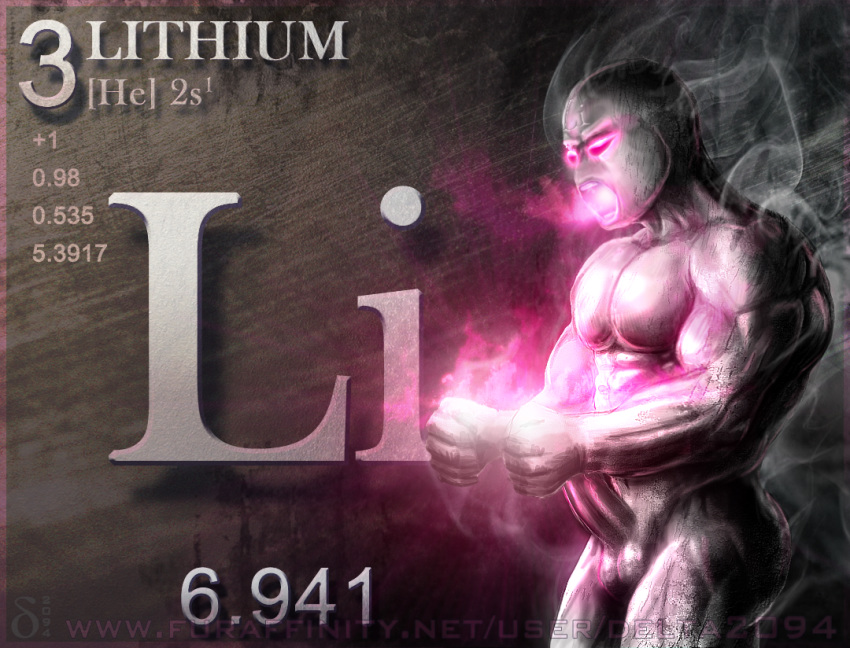 1boy 2010s 2012 buff chemical_element chemistry delta2094 hard_image lithium male male_only male_solo metal muscular muscular_male penis personification science