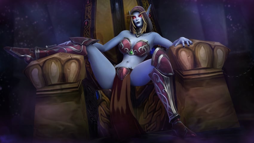 1girls chaossu3d female_only solo sylvanas_windrunner tagme undead_(warcraft) world_of_warcraft