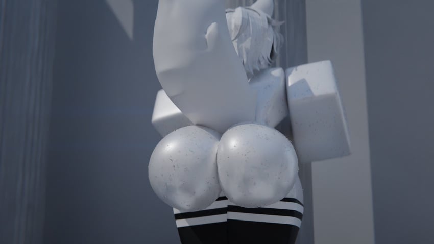 ass ass_focus furry male_only roblox roblox_avatar solo_male stockings thick_ass wet_body