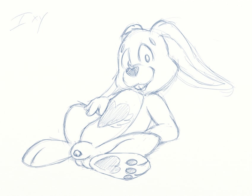 anthro care_bear care_bear_cousins care_bears furry ixbalam male rabbit rule_63 swift_heart_rabbit