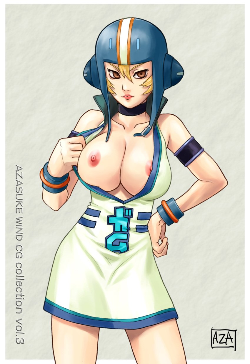 azasuke big_breasts boobs breasts chest_exposed female female_only gum_(jsr) highres jet_set_radio presenting_breasts sega