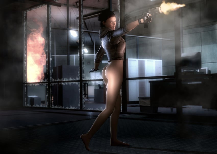 1girls 3d alyx_vance female female_only firearm firing_gun firing_weapon gun half-life half-life_(series) half-life_2 human human_female human_only pistol rastifan shooting shooting_gun solo tagme