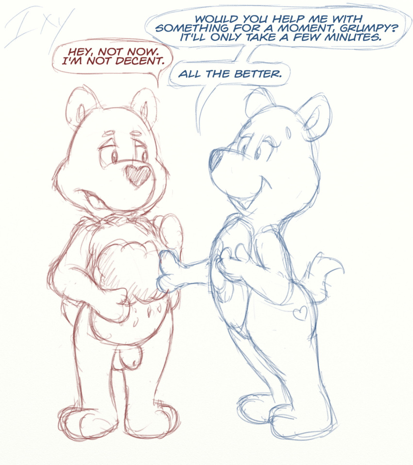 anthro care_bear grumpy_bear harmony_bear ixbalam tagme