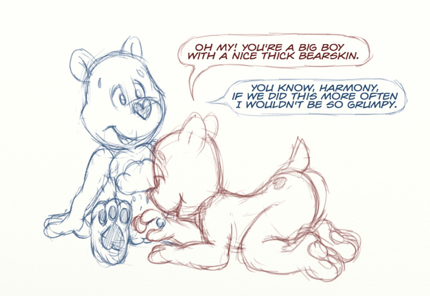 anthro care_bear grumpy_bear harmony_bear ixbalam tagme