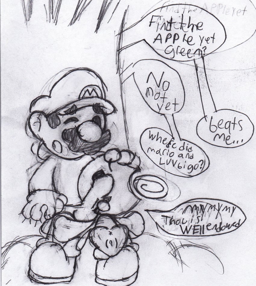 female human luvbi male mario mario_(series) nimbi nintendo paper_mario straight super_paper_mario