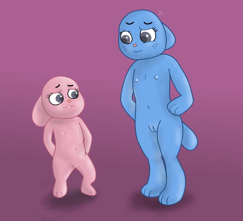 anais_watterson cartoon_network cub extremely_young furry mother_and_daughter nicole_watterson the_amazing_world_of_gumball young zekromlover