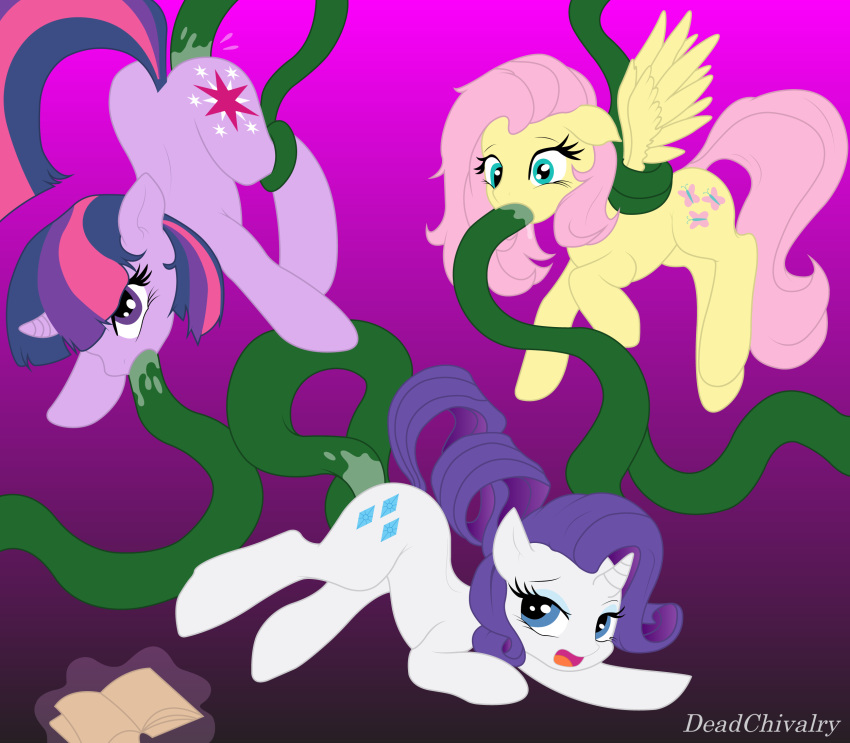 fluttershy_(mlp) friendship_is_magic justpony my_little_pony rarity_(mlp) straight_hair tentacle twilight_sparkle_(mlp)