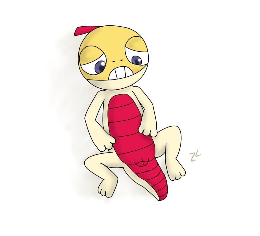 color female female_only front_view nudity pokemon scraggy solo vulva white_background zekromlover