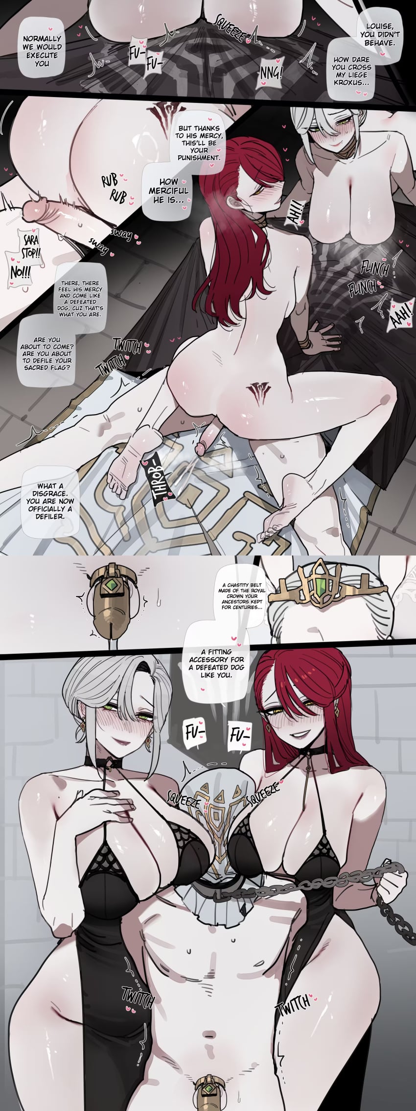 1boy 2026 2d 2girls 4koma after_ejaculation after_fight after_transformation age_difference betrayal between_breasts big_breasts black_choker black_clothing black_lingerie bloodline_failiure breasts breasts_on_face chains chastity_cage child_bearing_hips childhood_crush childhood_friend claimed collar collar_and_leash conquered crown cruel_and_unusual cruelty cuckold cum defeated defiled disgrace dominant domination domination/submission enemy_conversion fantasy female femdom flag flag_tattoo golden_chastity_cage green-eyed_female green_eyes green_jewel head_between_breasts head_squeeze heart_symbol human humiliated_male humiliating humiliation insult insulting_another light-skinned_female light-skinned_male lingerie male malesub medieval mom mother mother_(lore) mother_and_child mother_and_child_(lore) mother_and_son mother_and_son_(lore) motherly_cuckold nation_play netorare ntr offscreen_character offscreen_dom offscreen_dominant offscreen_male orange-eyed_female orange_eyes original original_character original_characters outercourse pale-skinned_female pale-skinned_male pale_skin penis permalocked permanent_chastity permanent_chastity_device permanent_orgasm_denial punishment ratatatat74 red-haired_female sacred semi_incest shame skimpy_clothes skimpy_dress skinny_male small_penis smile soles_female spoils_of_war squished_between_breasts submission submissive submissive_male symbol symbolic tattoo tattoo_on_ass throbbing_penis twitch_lines twitching twitching_penis under_breasts unseen_character_face unseen_male_face utter_domination victorious_villain white-haired_female white-haired_male white_hair