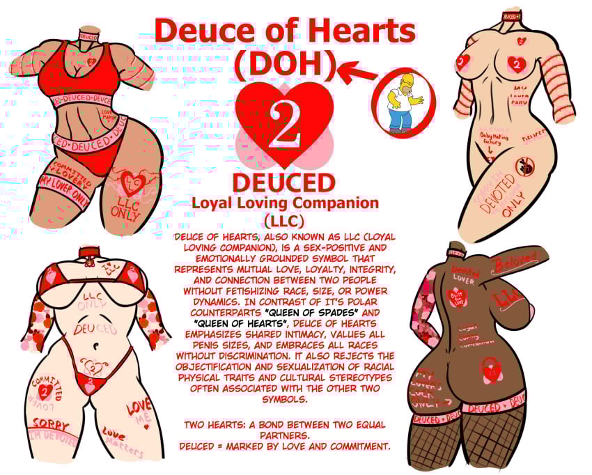 4girls almost_naked almost_nude ass back_view belly big_ass big_breasts bikini brown_skinned_female collar covered_nipples dark-skinned_female deuce_of_hearts doh doh_tattoo female fishnet_legwear fishnet_stockings homer_simpson light-skinned_female love meme meme_reference midriff nearly_nude neck_collar rose_tattoo sideboob supermilkman symbol tattoo tattoo_on_arm tattoo_on_butt tattoo_on_chest tattooed_arm tattooed_leg tattoos text thick_ass thick_legs thick_thighs underwear voluptuous voluptuous_female wholesome words_on_body