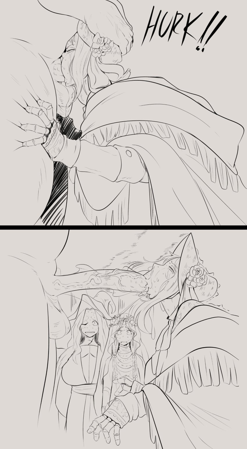 1boy 3d balls_deep big_penis bloodborne cum cum_in_mouth cumming deepthroat dick doll doll_girl doll_joints elden_ring elden_ring_nightreign fellatio female fromsoftware huge_cock huge_penis large_penis long_penis male massive_penis oral penis plain_doll princess ranni_the_witch revenant_(nightreign) royalty sunnysundown veiny_penis witch witch_hat