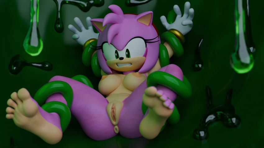 16:9 2024 3d 5_fingers 5_toes amy_rose anthro anus areola barefoot black_nose breasts digital_media eulipotyphlan eyelashes feet female fingers fuckgirl genitals green_eyes hedgehog hi_res humanoid_feet mammal nipples penetration plantigrade pussy restrained sega soles sonic_(series) sonic_the_hedgehog_(series) tentacle toes twintails3d two_tone_body two_tone_feet vaginal_penetration widescreen