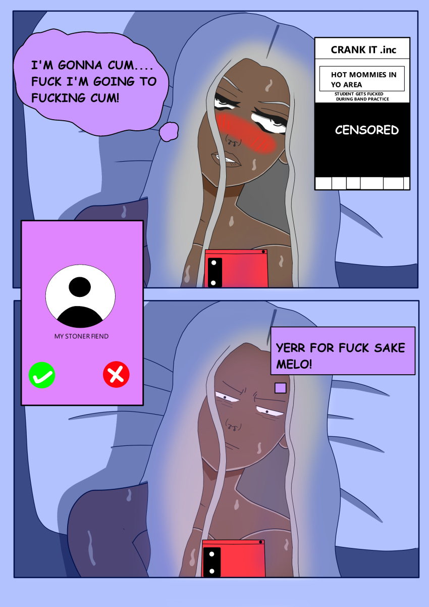 bongs_illustrations comic disappointed futanari horny masturbation self_upload