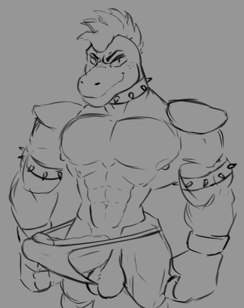 1boy 1male 2023 abs alligator alligatorid anthro anthro_focus anthro_only anthro_solo armlet balls big_balls big_penis bracelet bracelets collar crocodile crocodilian crocodylid digital_drawing_(artwork) digital_media_(artwork) erect_penis erection erection_under_clothes five_nights_at_freddy's five_nights_at_freddy's:_security_breach hair humanoid_genitalia humanoid_penis looking_at_viewer male male_anthro male_focus male_only mohawk mohawk_(hairstyle) montgomery_gator_(fnaf) muscles muscular muscular_anthro muscular_male navel nipples partially_clothed partially_clothed_male pecs pectorals penis presenting_balls presenting_penis reptile reptile_humanoid rubberimpdrone scottgames shoulder_pads smile smiling smiling_at_viewer solo solo_anthro solo_focus solo_in_panel solo_male solo_male spiked_armlet spiked_collar steel_wool_studios testicles thong thong_only thong_pull