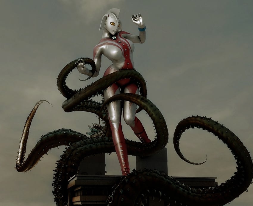 1girls 3d alien alien_girl female giantess imminent_tentacle_rape mother_of_ultra tagme tentacle tentacles ultraman_(franchise) ultrawoman_marie umk