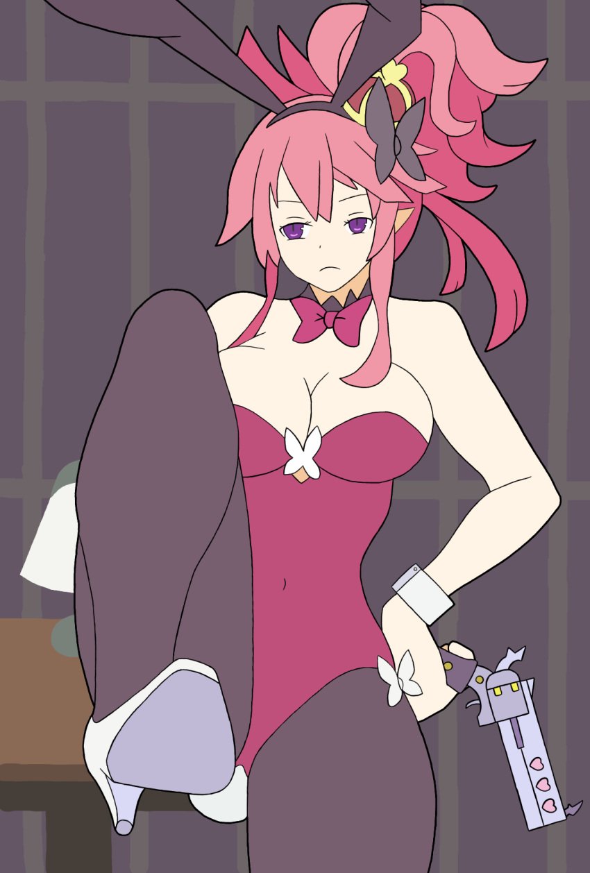 breasts bunny_ears bunny_girl bunnysuit cleavage disgaea disgaea_5 large_breasts nippon_ichi_software seraphina_(disgaea)