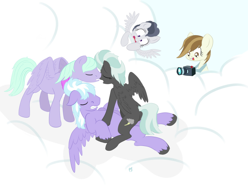 cloud_chaser_(mlp) featherweight_(mlp) flitter_(mlp) friendship_is_magic my_little_pony rule_63 rumble_(mlp) thunderlane_(mlp)