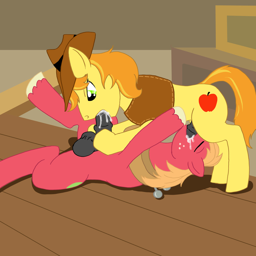 big_macintosh_(mlp) braeburn_(mlp) cobra_mcjingleballs earth_pony equine friendship_is_magic fur horse male male_only multiple_males my_little_pony pony yaoi