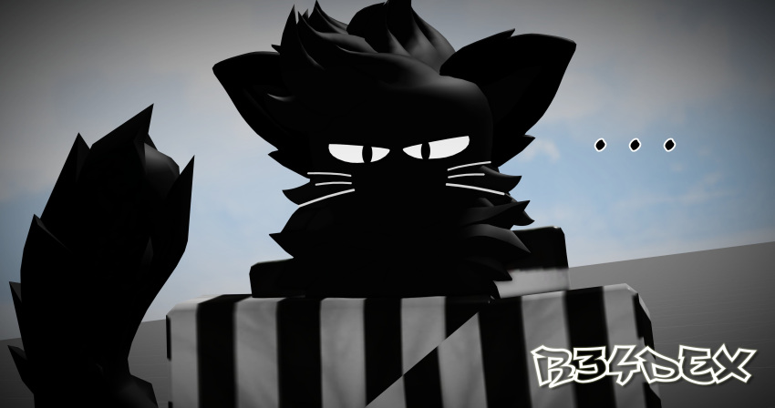 ... 1boy 3d angry artist_name binkedinked black_fur r34dex roblox robloxian tagme