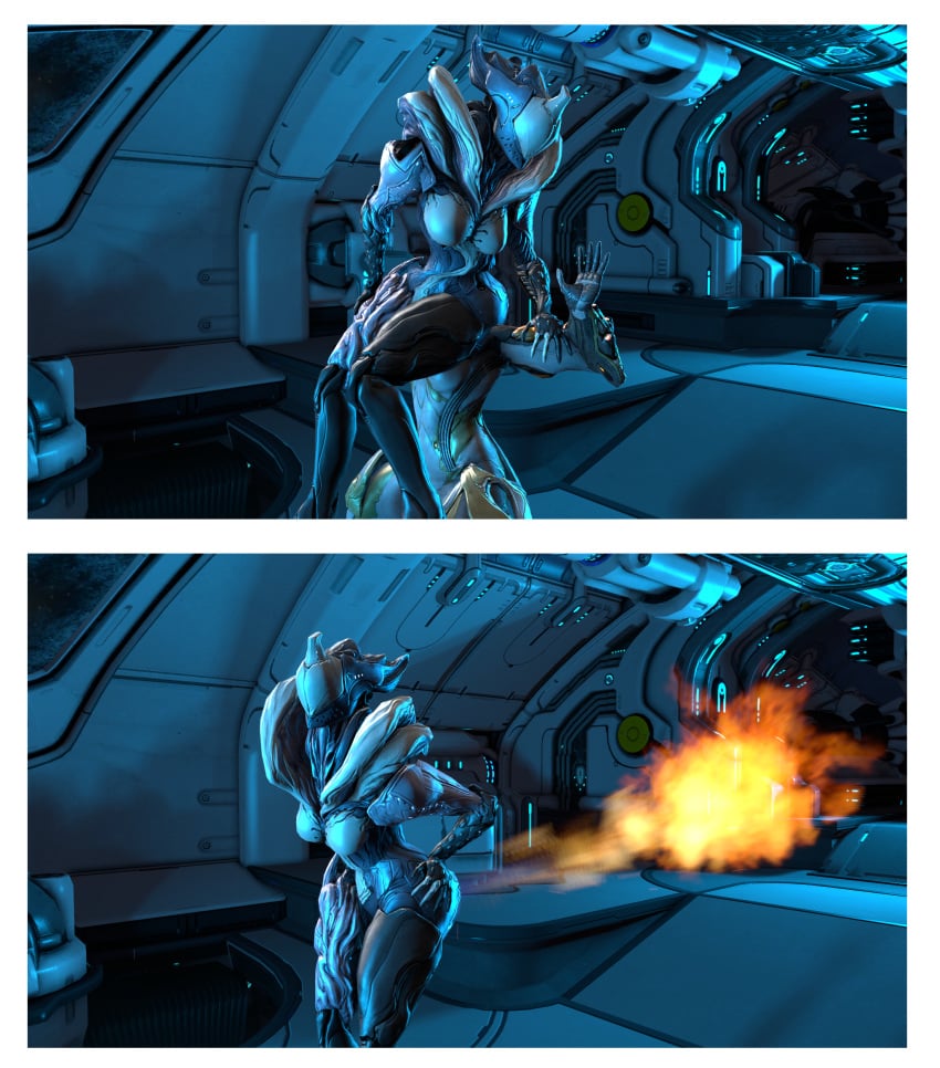 3d anal_vore anthro ember_(warframe) fart philish_34 saryn_(warframe) vore warframe