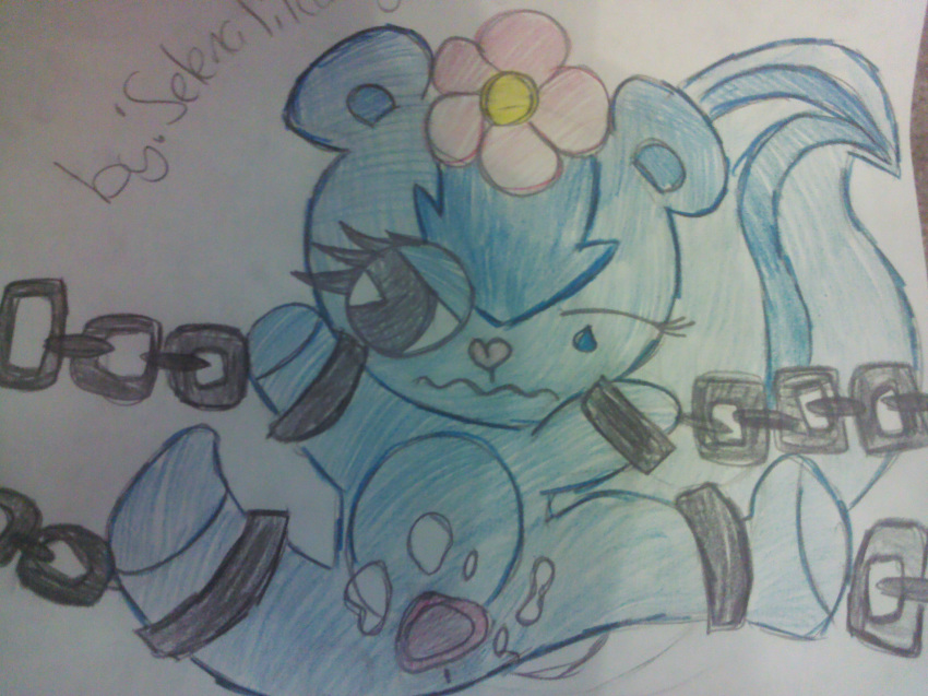 bondage happy_tree_friends petunia petunia_(htf) skunk tagme