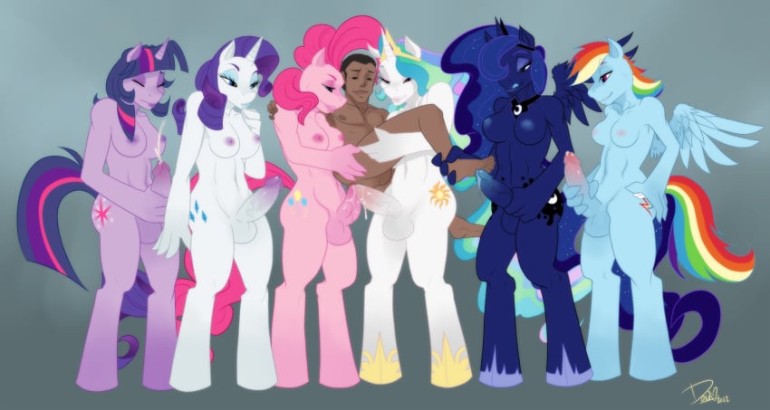 doxolove friendship_is_magic my_little_pony pinkie_pie_(mlp) princess_celestia_(mlp) princess_luna_(mlp) rainbow_dash_(mlp) rarity_(mlp) smooth_skin twilight_sparkle_(mlp)