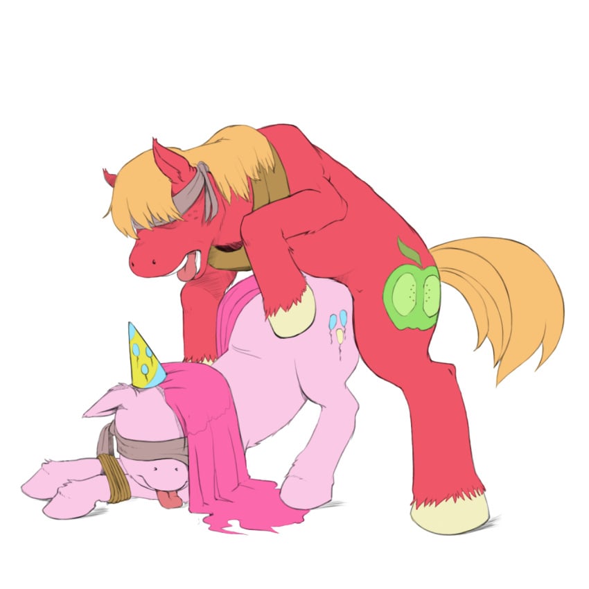 big_macintosh_(mlp) female friendship_is_magic jobo37 kevinsano male my_little_pony pinkie_pie_(mlp) straight_hair