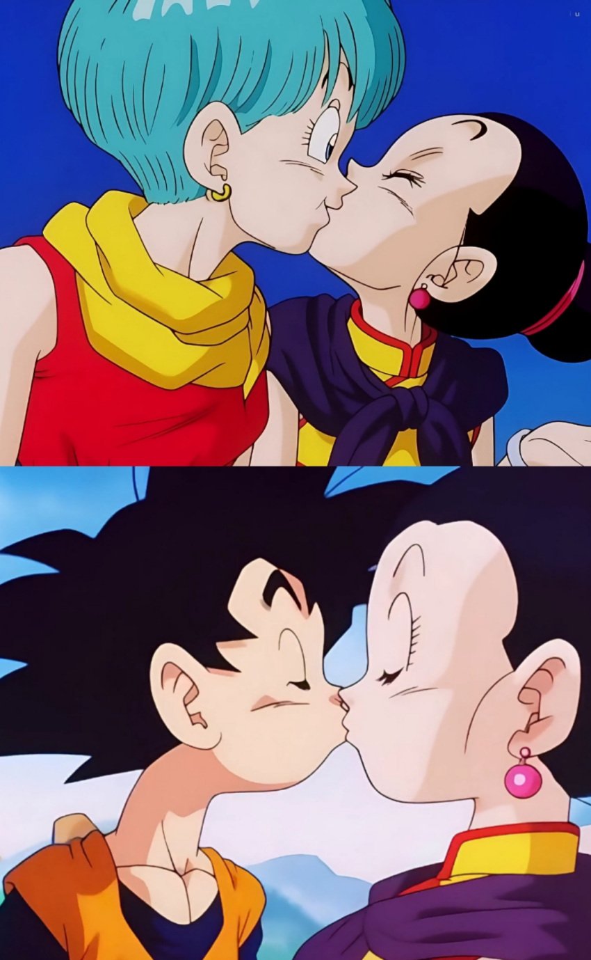 bulma_briefs chichi chichi_(majin_buu_saga) dragon_ball dragon_ball_z son_goten